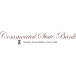 Commercial State Bank, of Wagner logo