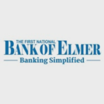 The First National Bank of Elmer logo