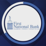 The First National Bank of Louisburg logo
